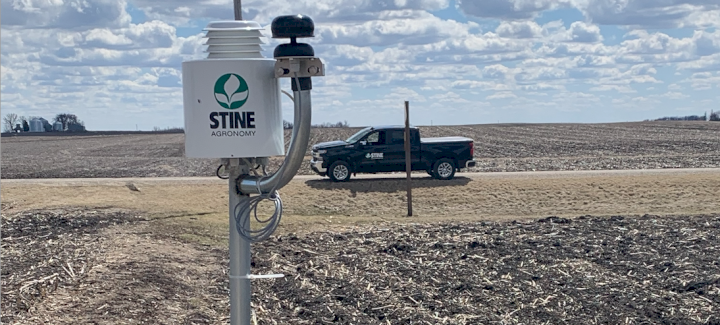 Stine® deploys weather stations at Master Yield in the Field plots