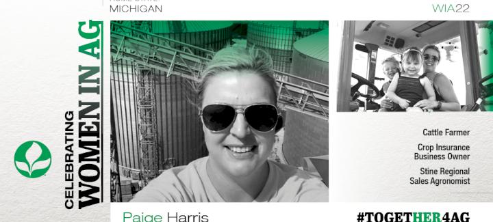 Paige Harris: Giving the next generation of women in ag so much to look up to!