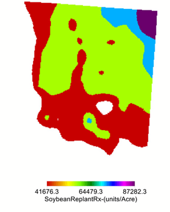 Using drone technology to support replant decisions